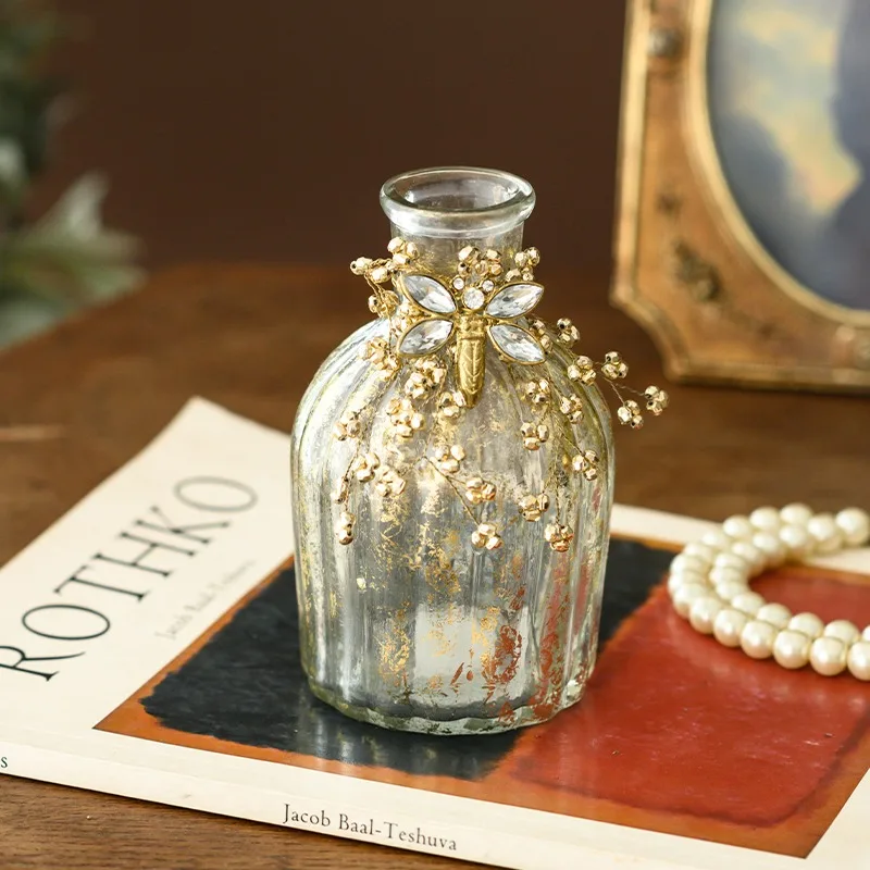 Retro glass flavor perfume aromatherapy vase flower ornament ornament display props