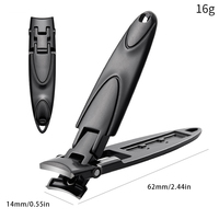 New Ultra Thin Nail Clippers Collapsible Portable Travel Fingernail Keychain Scissors Cutter Stainless Steel Manicure Tools Kits