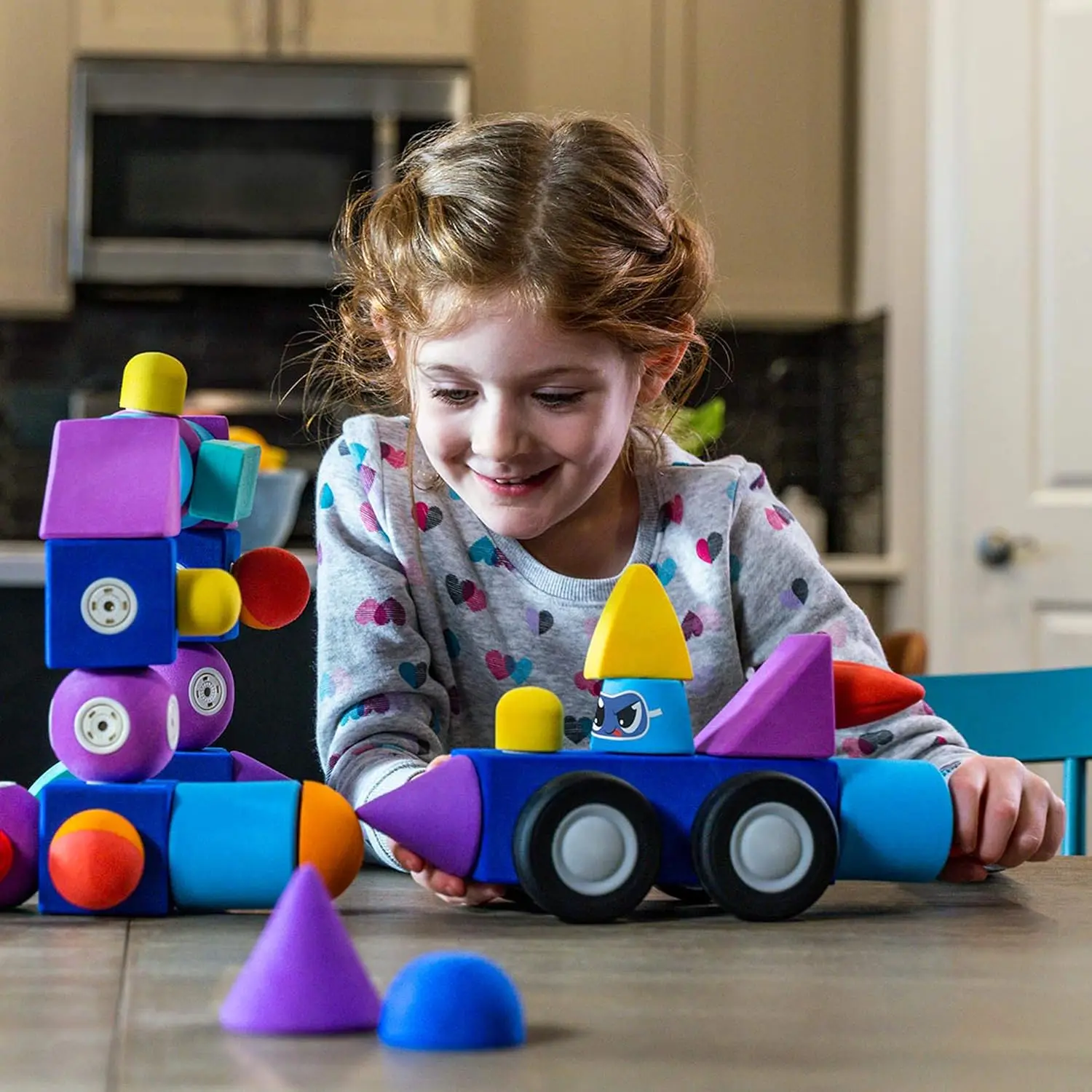 Décennie s de mousse magnétiques STEM, jouets préscolaires pour enfants, tout-petits, garçons et filles, le jouet de bain ultime, ensemble de 50 pièces, bain Bu