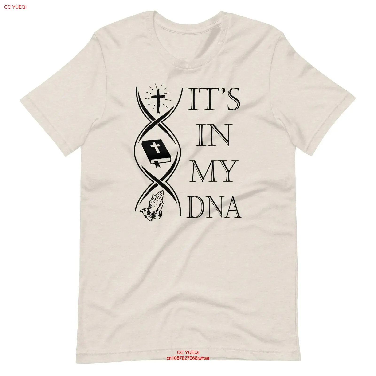 

Its in My DNA Trust God Jesus Christian Faith Easter Day T-Shirt