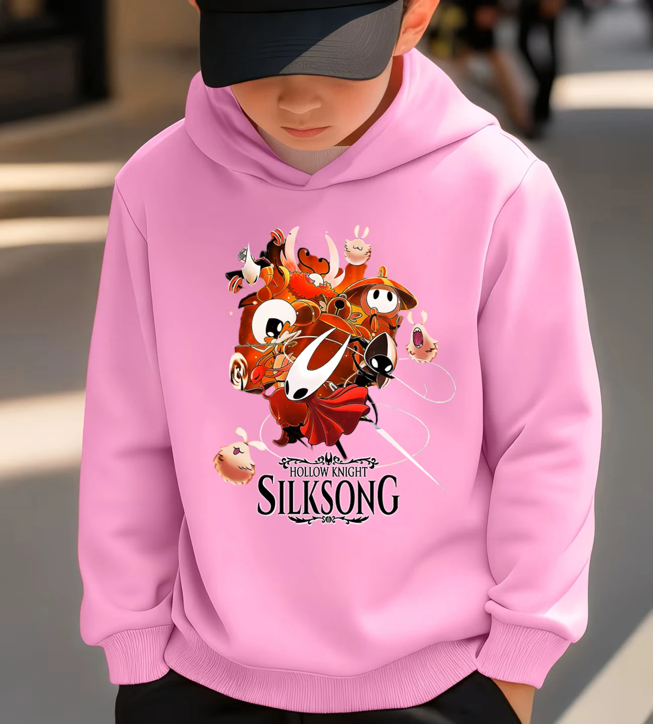 Game Hollow Knight Graphic Hoodies Boys Girls Sweatshirts Autumn Long Sleeve Harajuku Pullovers Funny Cartoon Casual Hooded Tops
