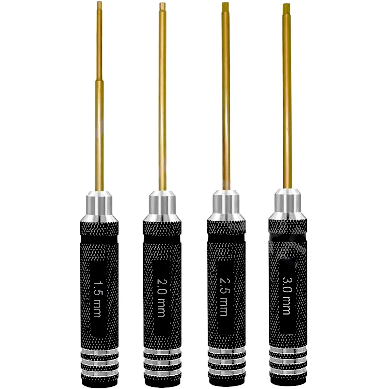 Hex Screw Driver Screwdriver Set 1.5mm 2.0mm 2.5mm 3.0mm Hexagon Tool Kit For FPV Racing Drone Heli Airplanes Cars Boat RC Parts