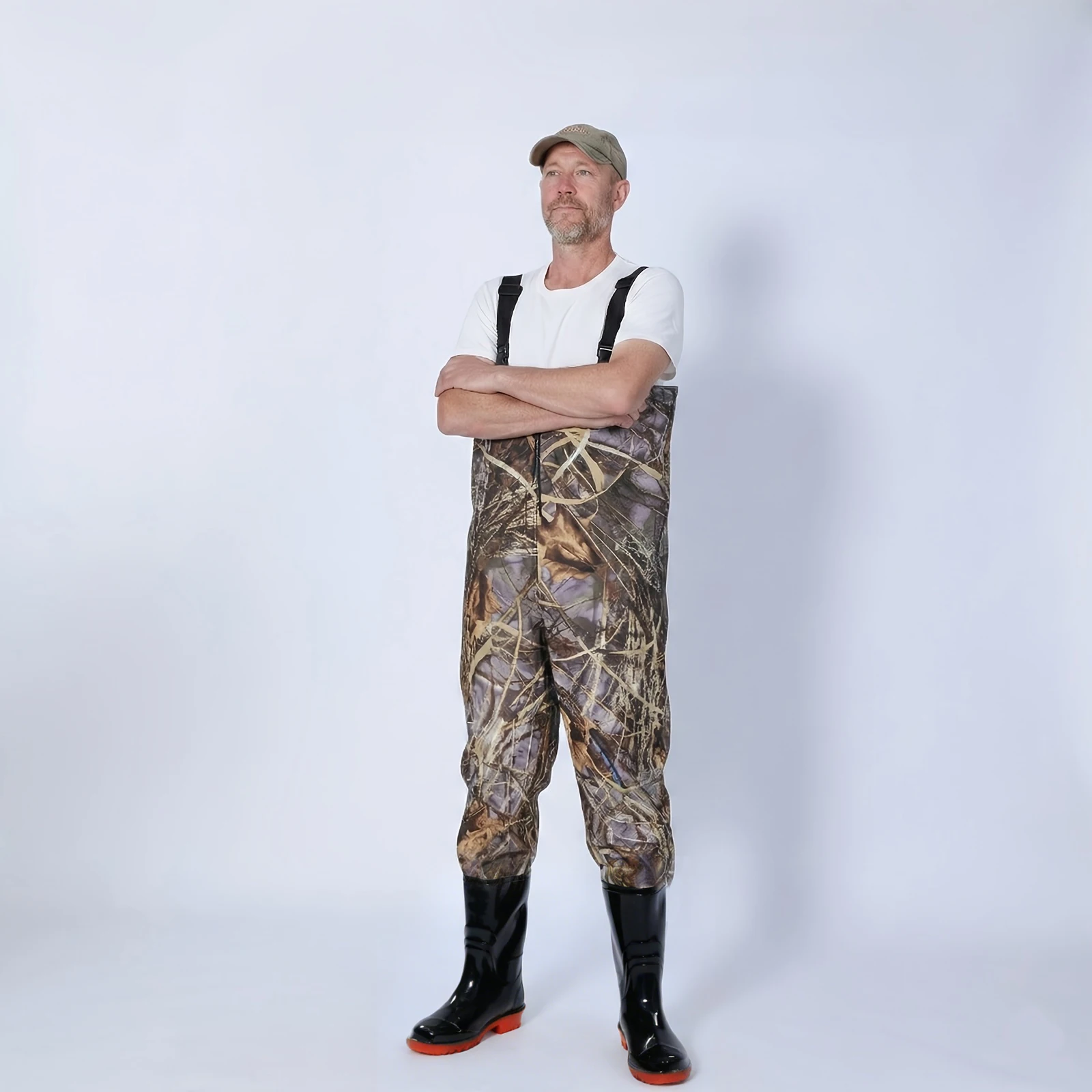 Fishing Chest Waders for Men & Women, Waterproof Wading Pants with Boots, Lightweight Fishing & Hunting Waders