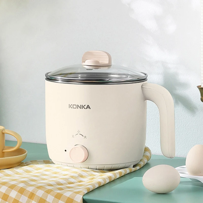 Mini 1.5L Electric Cooker Multi-Function Rice Cooker Portable Home Kitchen Appliance Mini Hot Pot For Dormitory Office 220V