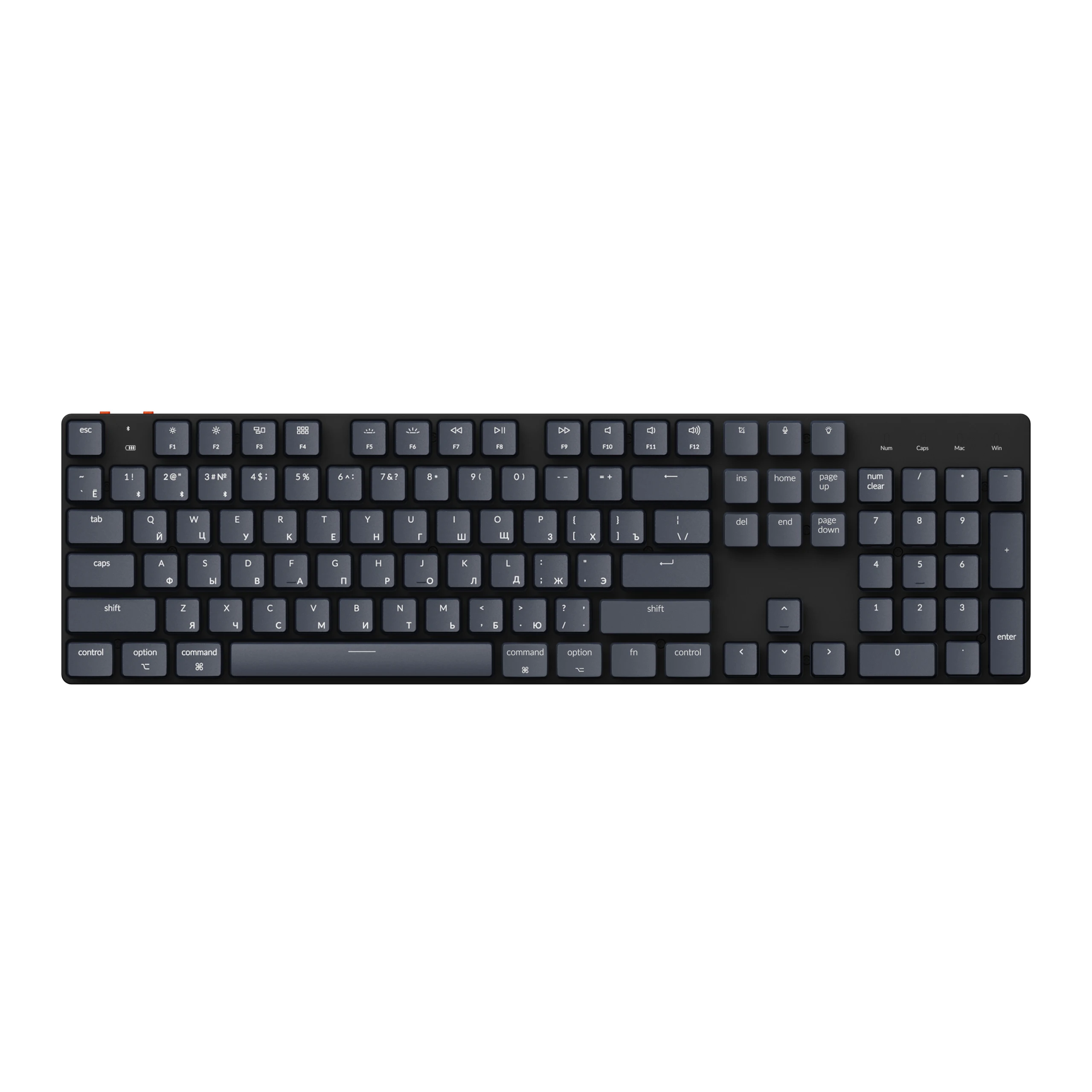 Keychron russisches Layout Low Profile Keycap Set für ultras ch lanke mechanische Tastaturen