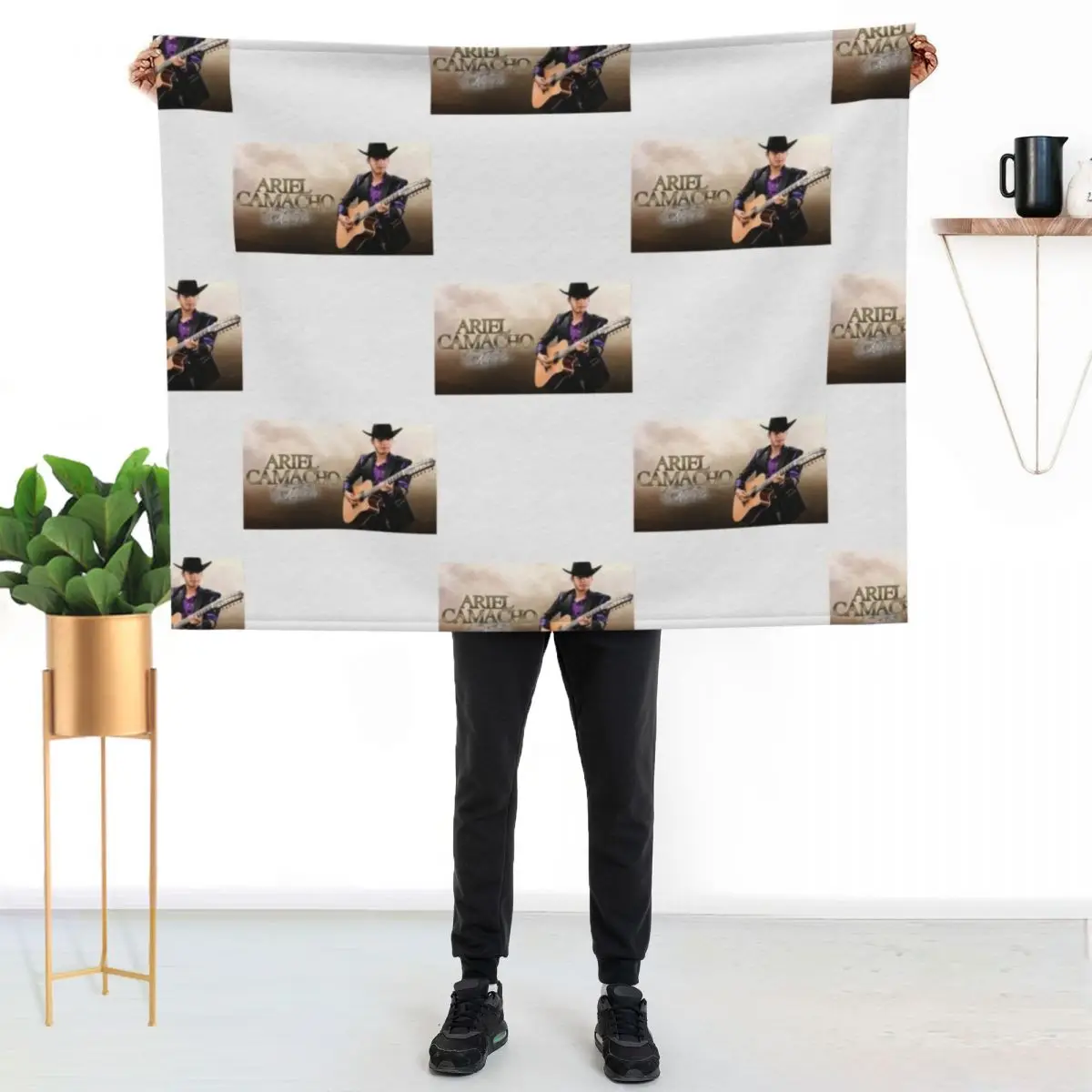 

Camacho Ariel Clasic Comfort Soft Crewneck Throw Blanket Soft Home Decor Blanket for Couch Bedroom