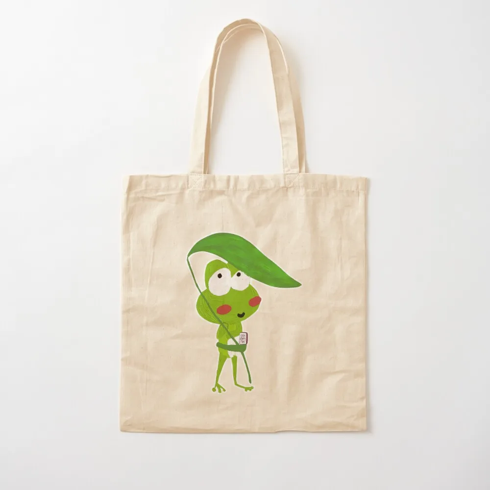 Frog Sticker - Kim Go Eun - Ahn Bo Hyun Tote Bag woman shopping bag Cloth bag Canvas Tote