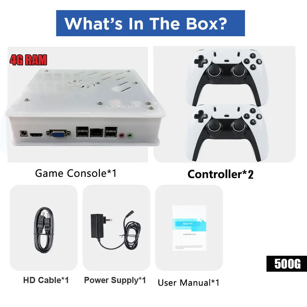 Plug-and-Play NIEUW Retro Gaming-apparaat 70000+ games voor Wii PS2 DC PSP GAMECUBE 2T Geladen X8 Console Windows 11 Kindercadeau