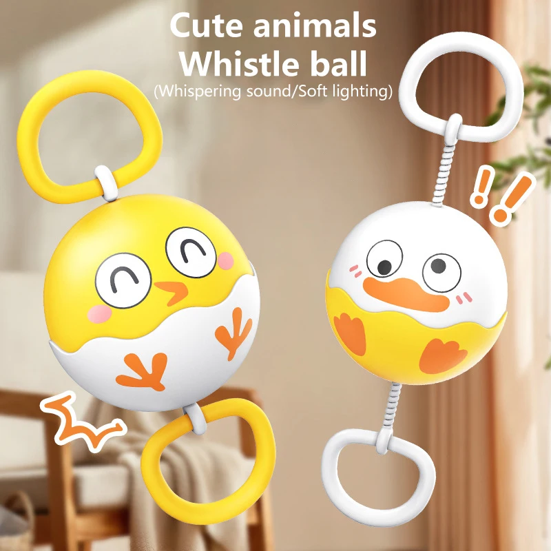 Children's Luminous Whistle Ball Flywheel Nostalgic Elementary School Toys Boys And Girls Small Gifts