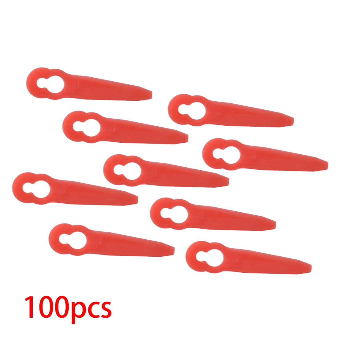 40080071000 100Pcs/set Cutting Blade Fit For Stihl Polycut 2-2 3-2 FSA45 FSA57 Grass Trimmer Red Plastic