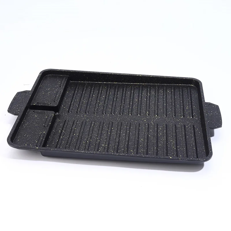 Imagem -03 - Coreano Portable Square Bbq Grill Pan Placa de Churrasco Antiaderente Viagem ao ar Livre Camping Frigideira Acessórios de Assadeira 20 Pcs