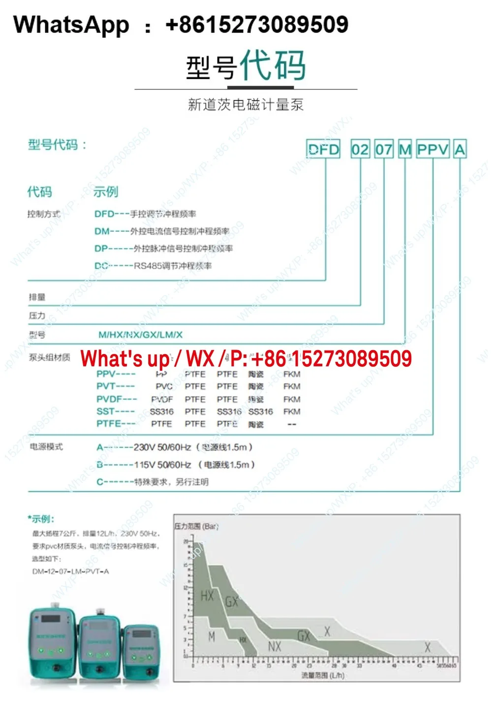 مضخة الحجاب الحاجز الكهرومغناطيسية DFD-09-03-M مضخة الجرعات مع معدل تدفق الحجاب الحاجز القابل للتعديل ، مضخة قياس NEWDOSE