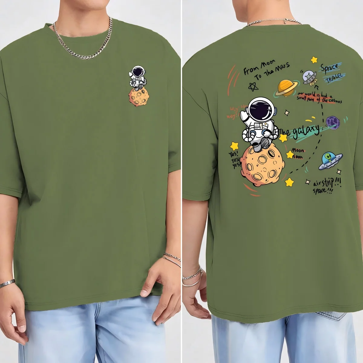 

Мужские футболки с принтом космонавта и космических приключений, универсальная футболка в стиле хип-хоп, повседневная хлопковая одежда, летние топы большого размера