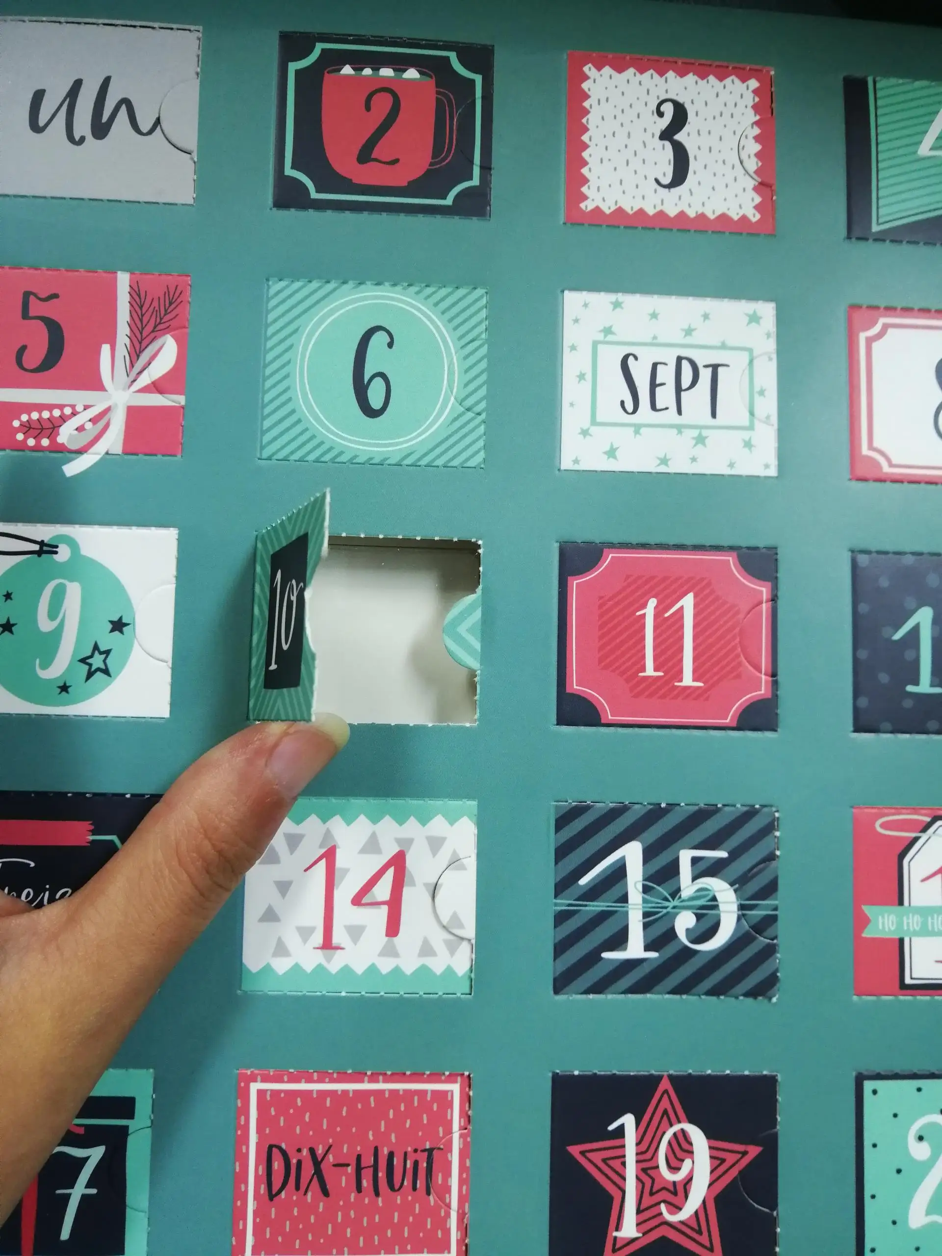 Customization.Customization.Retail Logo Printed Christmas Custom Chocolate Gift Box Advent Calendar