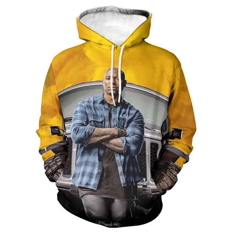 Fast & Furious Graphic 3D Print Hoodies Men Women Hooded Sweatshirts Hoody Oversized Pullovers Y2k Tracksuit Tops Kids Clothing