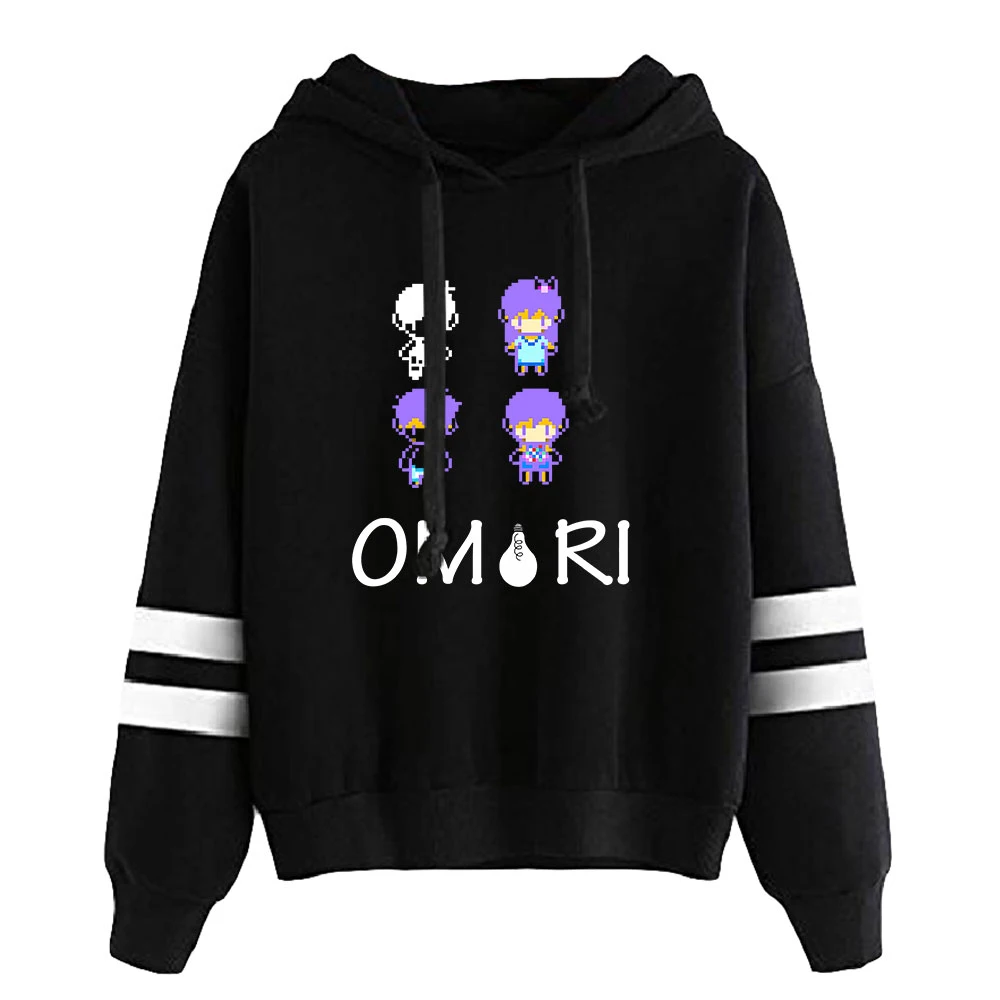 Omori Hoodies Unisex Long Sleeve Fashion Streetwear Hooded Sweatshirts