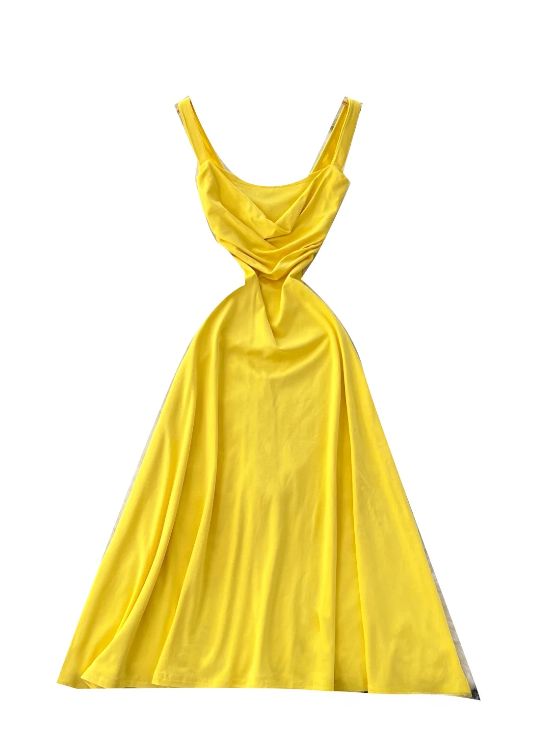 Spódnica damska Ele Summer Vaion Dr, wysoki stan, wyszczuplająca, długa, do pracy, koreańska, fason A-line.