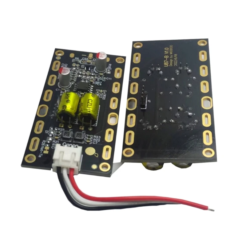 Micro amplificador Electret, condensador diafragma, Mini micrófono, placa circuito, módulo inalámbrico para condensador ajustable