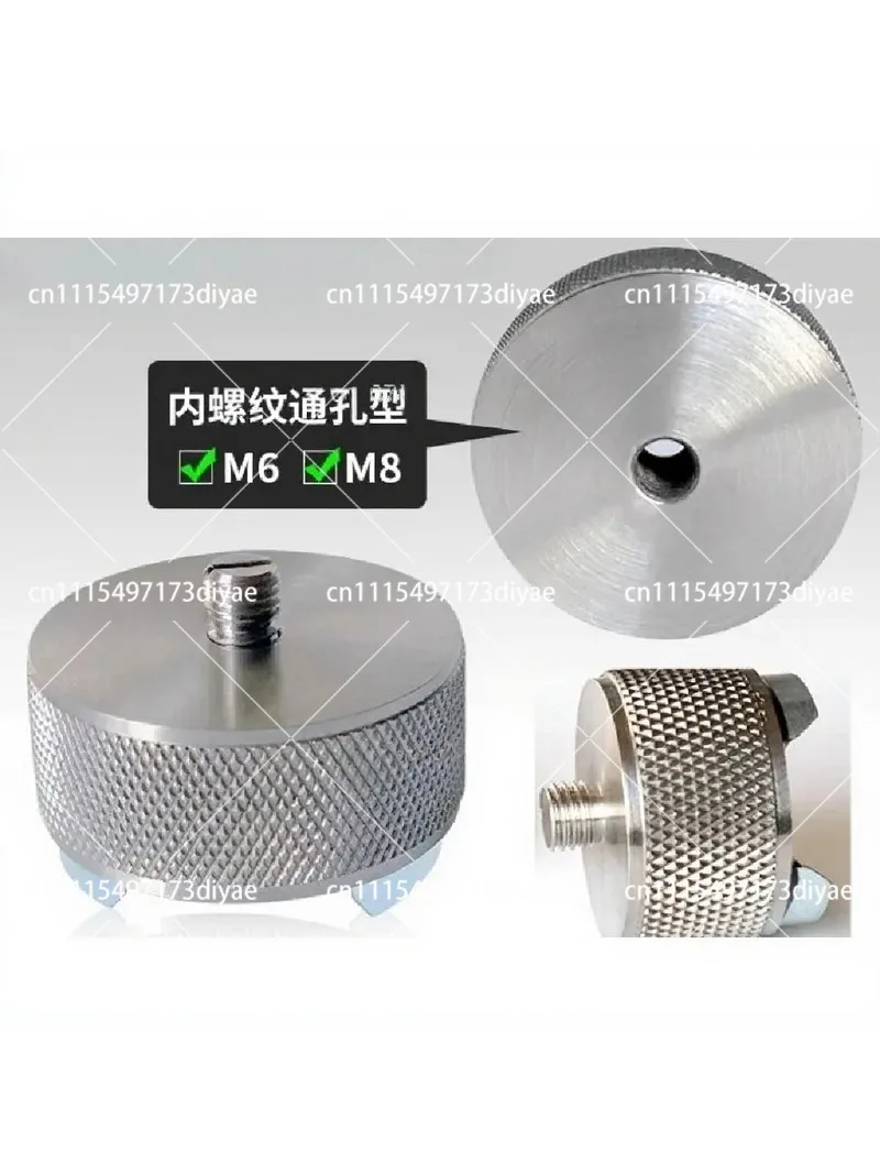 Vibration Sensor Magnetic Base H Type Horseshoe M6 M8 Thread Hole Mounting Bracket