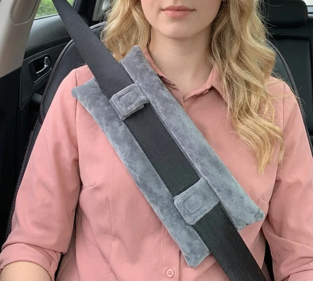 

Mastectomy Seat Belt Pillow Heart Surgery Recovery Support Cushion for Chest Chemotherapy Port Pacemaker Bypass Hysterectomy