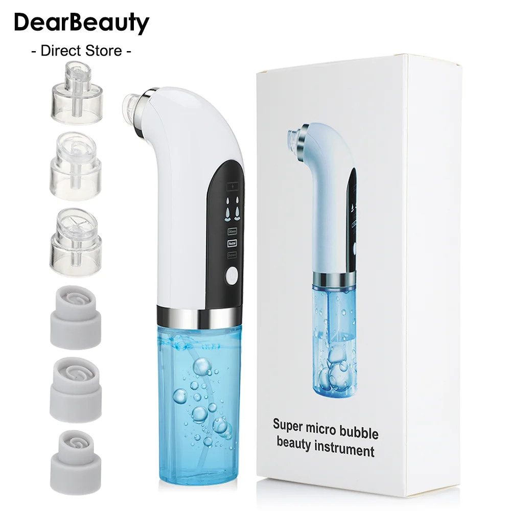 Facial Blackhead Remover Pore Vacuum Cleaner Face Comedone Extractor Tool Electric Deep Nose T Zone Acne Pimple Removal Suction