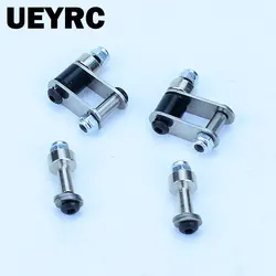 1 Pair Metal Lugs Steel Plate Upgrade Suspension for 1/14 Tamiya RC Dump Truck SCANIA 770S VOLVO BENZ MAN TGX Car Accessories