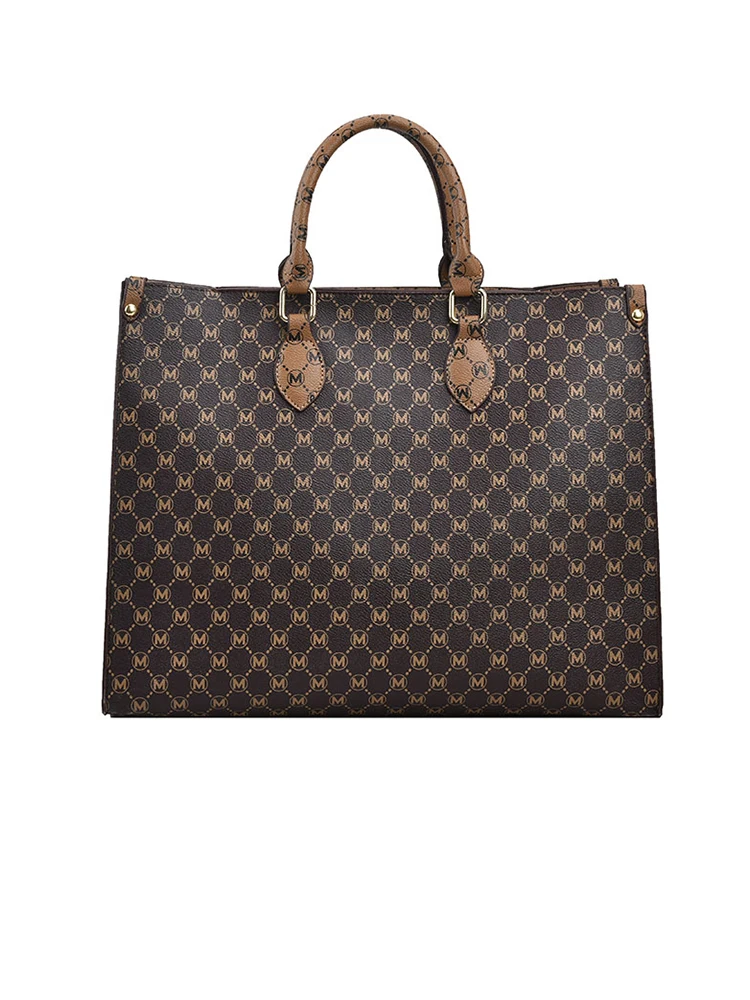 Große pu Leder Einkaufstaschen für Frauen Trend Design Pendler Arbeit a4 Schulter Seiten tasche Büro Damen Handtaschen