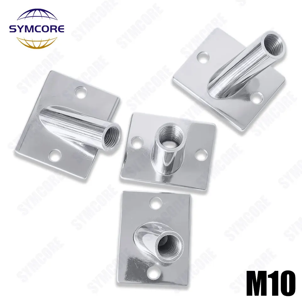 Table Lamp Base M10*1 Chrome Colored Small Rectangular Base 30/45/60 Degree Angled Base DIY Wall Lamp Desk Lamp