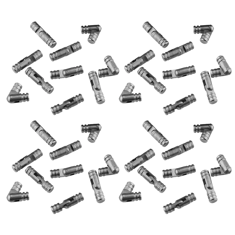 

50pcs Spring Hinges for Gift Boxes Jewel Cases Stainless Steel Self Closing Smooth Mute Easy Install Furniture Hardware