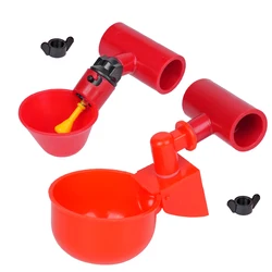 Automatic Chicken Drinker Bowl Duck Drinking Cup Chicken Feeder Plastic Poultry Bowls And Drinkers Cups Water System Supplies