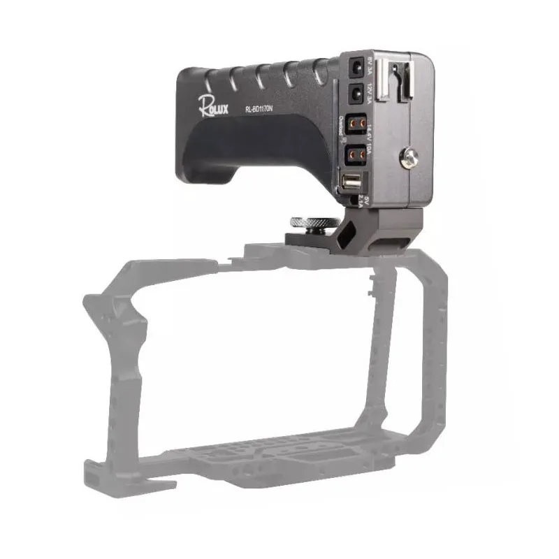 

ROLUX RL-BD1170N Battery Girp Top Handle Grip for Bmpcc 4K 6K Camera Cage Power Supply Handle Battery Girp