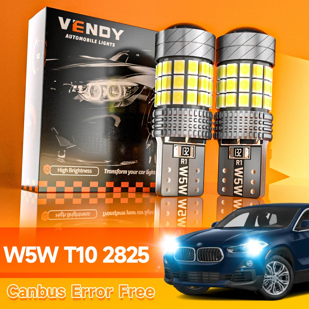 

2pcs T10 W5W 2825 194 LED LED Parking Light Clearance Lamp Canbus Accessories