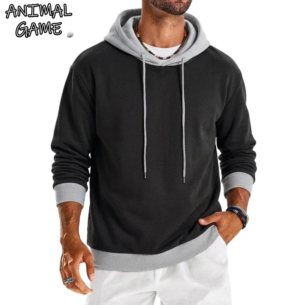 Outdoor Herren Casual Hoodie Sport Männer Sweatshirts Gym Loose Fit Atmungsaktive Pullover Modische Kapuzenpullover für Herren Luxus Herrenmäntel