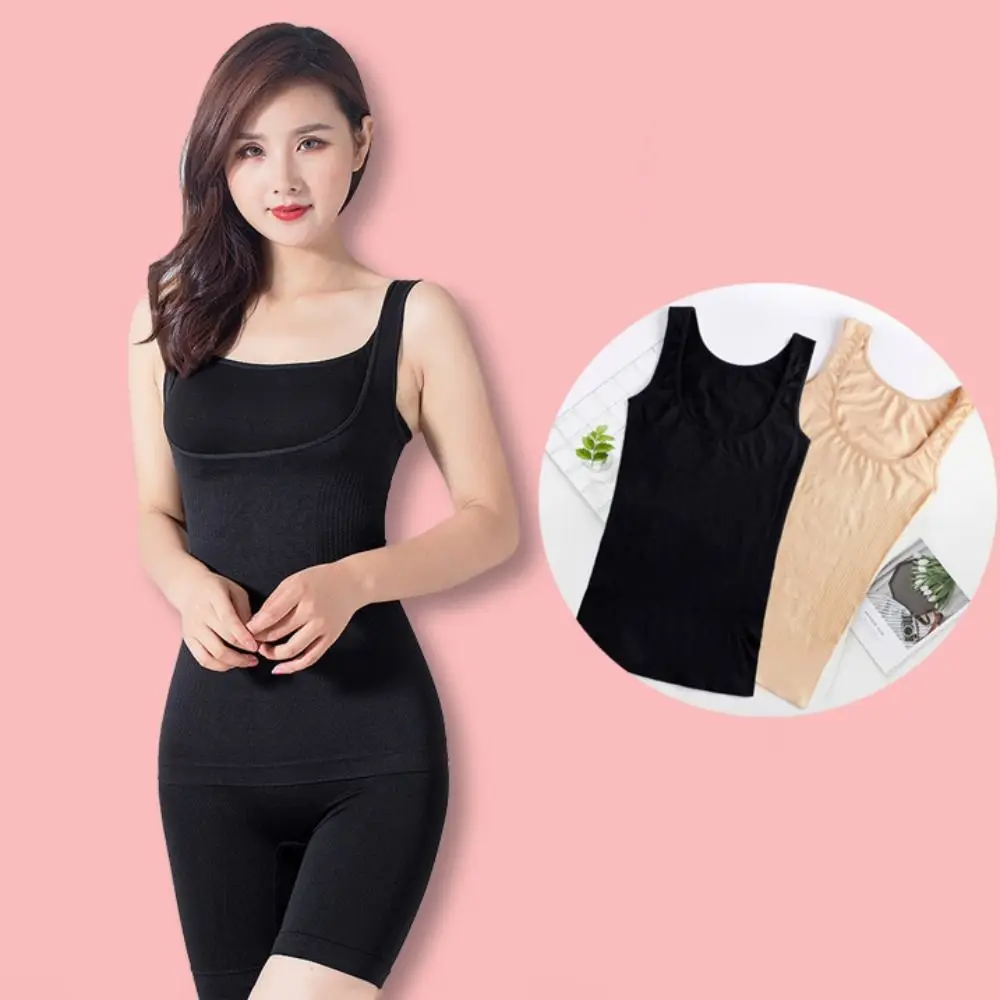 

Seamless Tummy Control Shapewear Compression Underwear Women's Waist Trainer Chest Support Vest Corset Slimming Body Shapers