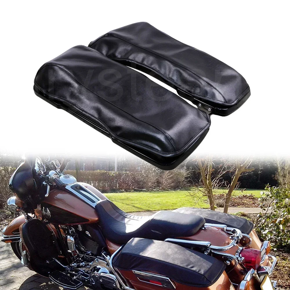 

For Harley Touring FLT FLHT FLHTCU FLHRC Electra Street Glide Road King 1993-2013 1998 1999 2000 2012 Hard Saddlebags Lid Covers