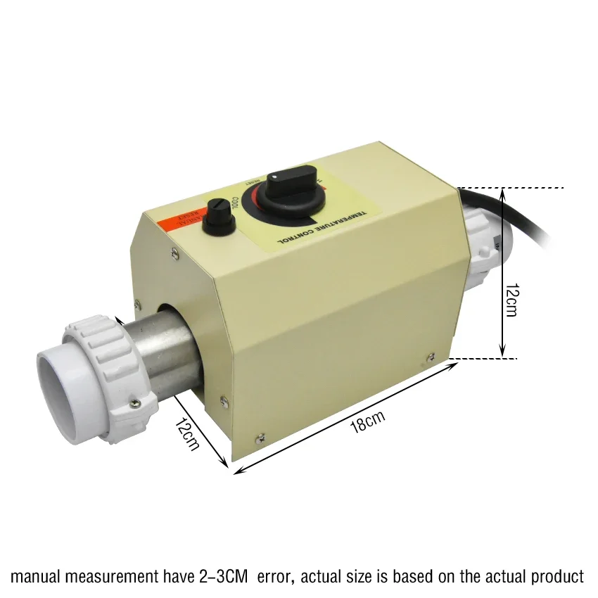 B-M3 mały termostat podgrzewacza wanny elektryczna grzałka do wody automatyczny termostat tylko do basenu wanna z hydromasażem kąpieli 3KW 220V