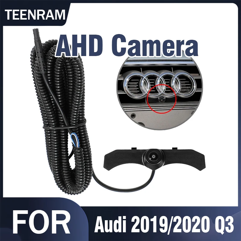 

TEENRAM for Audi 2019/2020 Q3 AHD 1080P 150° Vehicle Front View Car Camera Night Vision Waterproof Parking Monitoring System