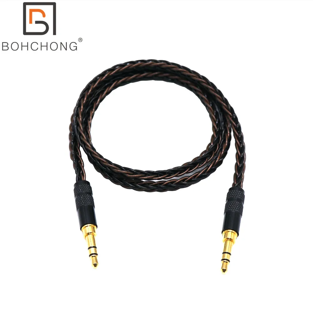 New Jack 3.5 Audio Cable 3.5mm TRS to TRS Speaker Line Aux Cable for Phone Car Headphone Audio Cord Cable For Amplifier DAP DA