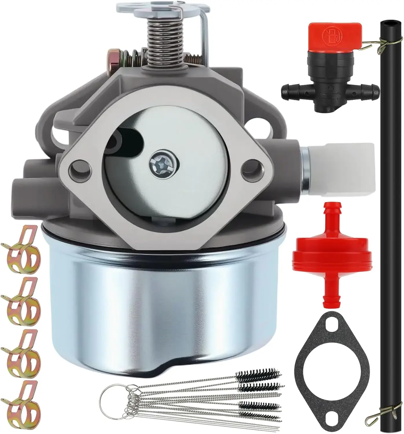 640297 Carburetor Compatible with for Tecumseh TVM220-157288H TVM220-157302L 4-Cycle Vertical Engines Carb with Gasket Set