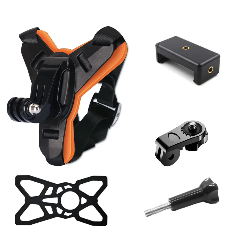 Motorcycle Helmet Chin Mount for GoPro Hero 12 11 10 9 8 7 6 5 Action Sports Camera Holder Motorcycle Stander Go Pro Accessory