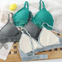 Women Yoga Sports Bras Triangle Cup Underwear Women Breathable Wrapped Tube Top Sexy Beauty Back Adjustable Sling Bra Gym Vest