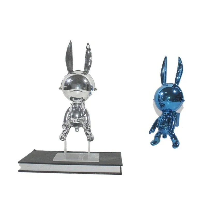 

Simple modern creative cartoon rabbit ornament electroplating model living room porch model room jewelry soft decoration jewelry