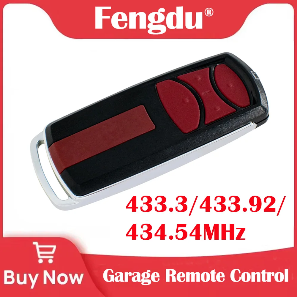 ME960-LM Garage Door Remote  Control Keychain Transmitter Frequency 433MHz 433.92MHz 434.54MHz Garage Door Opener