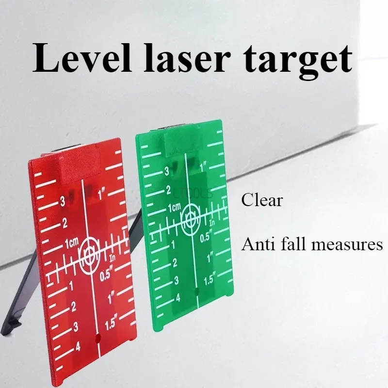 Level Gauge Laser Target Magnet Reflector Plate Red/green Target Plate Line Gauge Laser Measurement Levelness Positioning Tools