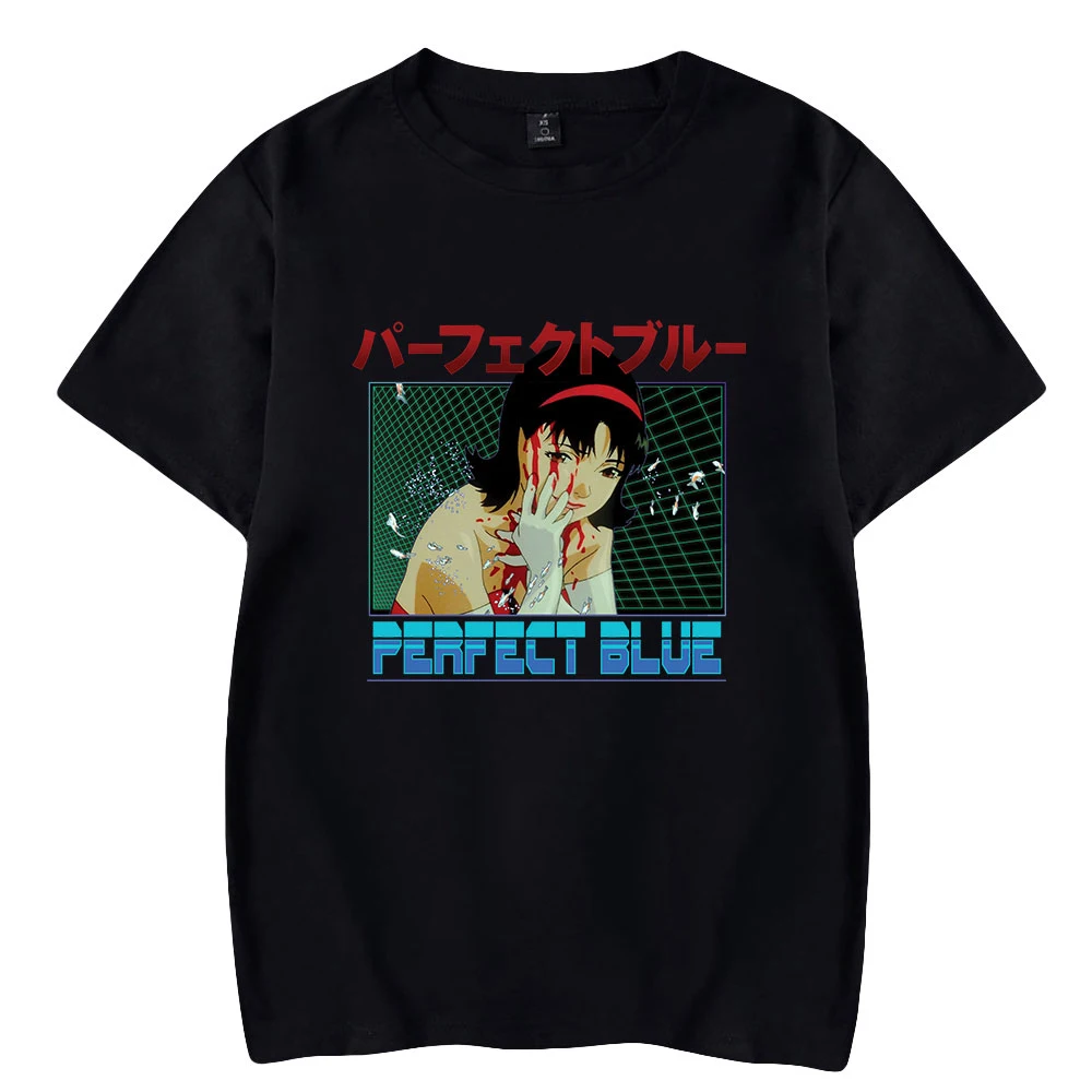 Perfect Blue Mima Kirigoe Vintage 90s T-Shirt Men and Woman Short Sleeve Women Funny T Shirt Unisex Harajuku Tops