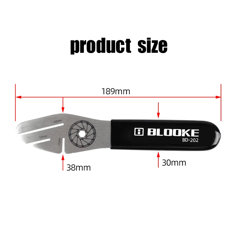 BLOOKE Bicycle Disc Brake Rotor Alignment Truing Tools Mtb Bike Disc Brake Disc Brake Pad Repair Adjustment Correction Wrench