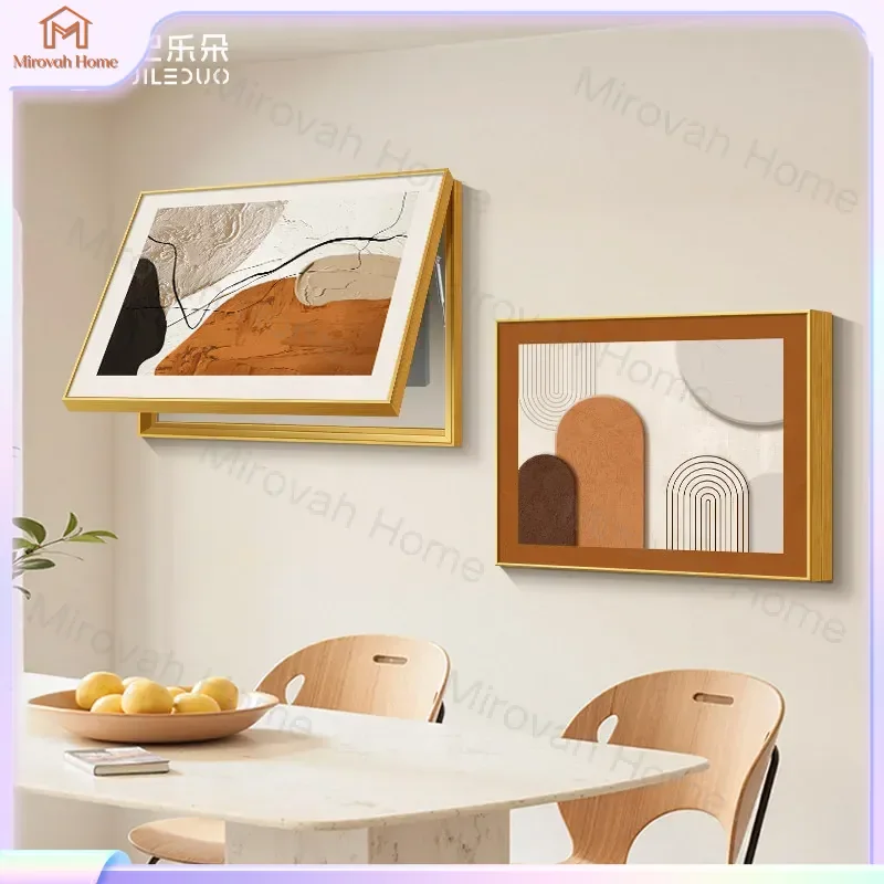 For Abstract Art Meter Box Decorative Painting 2026 New Texture Dining Room Wall Art Weak Box Cover Hide Canvas
