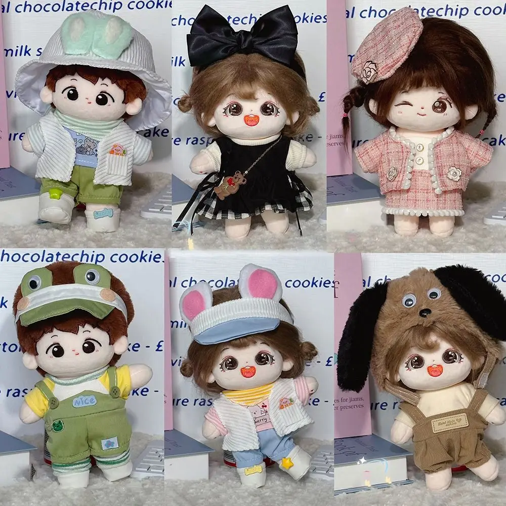 Modne DIY 20cm Bawełniane Ubranka dla Lalek Zabawka Prezent Śliczne Akcesoria do Zabawek Kreskówkowe Kolorowe Akcesoria dla Lalek BJD