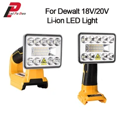 Replace for Dewalt Light Tool Light Indoor and Outdoor Light Led Light for Dewalt Light 18V Li-ion Battery DCB182 DCB201 DCB200