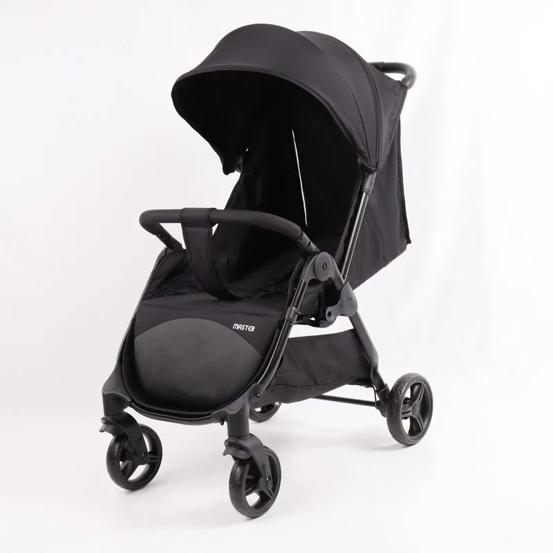 

Lightweight Foldable Baby Stroller for Kids Age 0 to 12 Convertible Sitting and Lying Toddler Pushchair Large Child Travel Pram